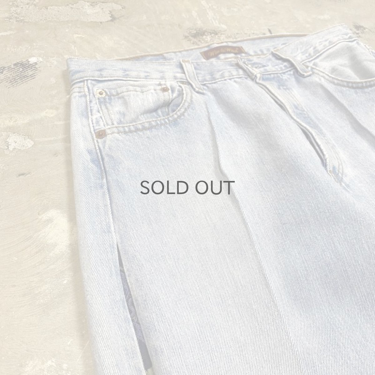 画像3: 【Wiz&Witch】SIDE TIE LINE DENIM PANTS / W31 (3)