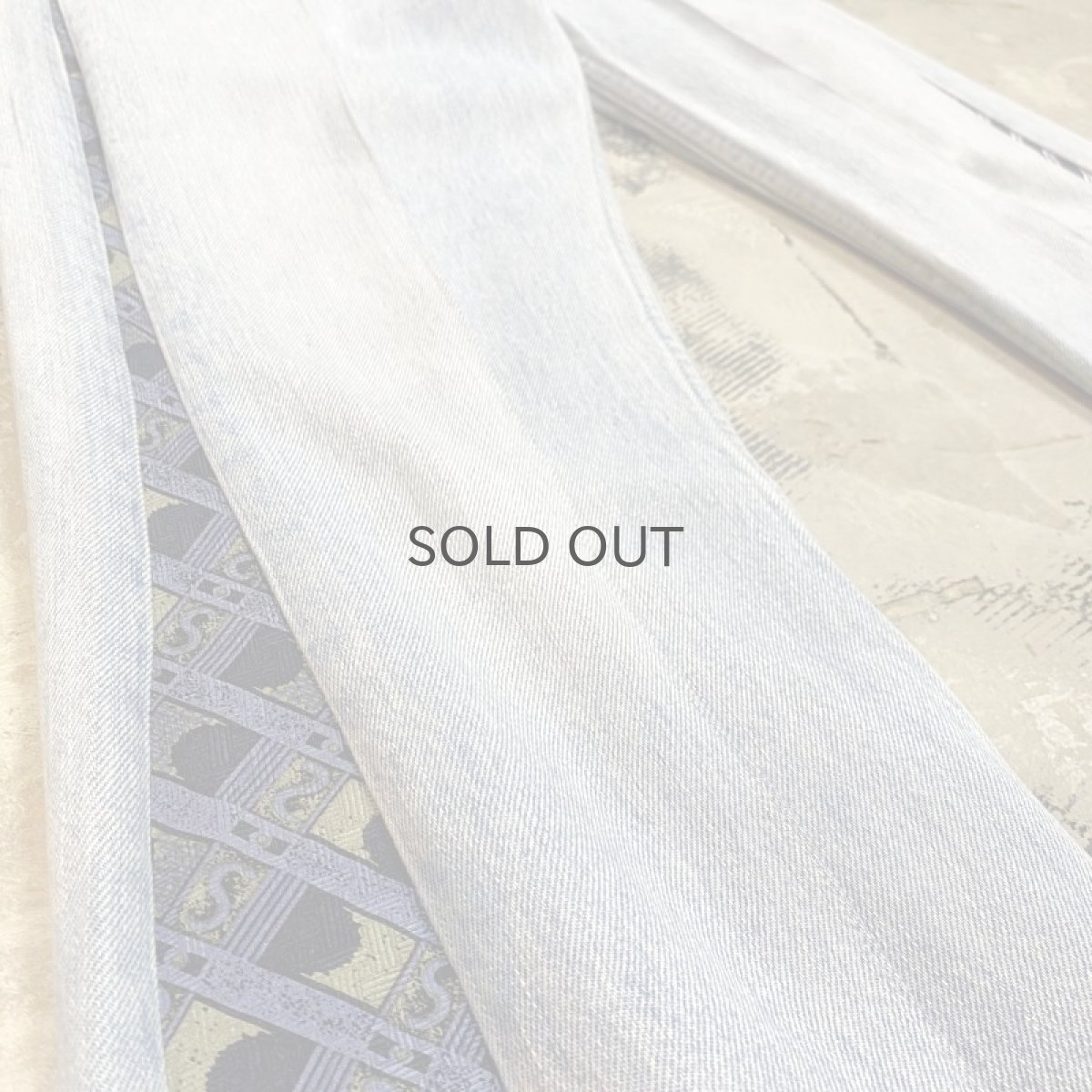 画像5: 【Wiz&Witch】SIDE TIE LINE DENIM PANTS / W31 (5)