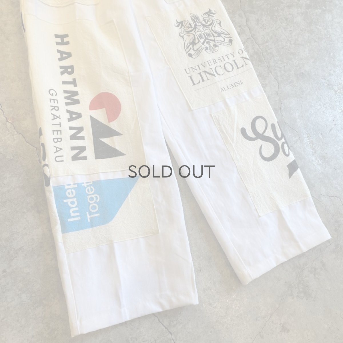 画像8: 【Wiz&Witch】"CANVAS" COLLAGE EURO MILITARY PANTS / FREE (8)