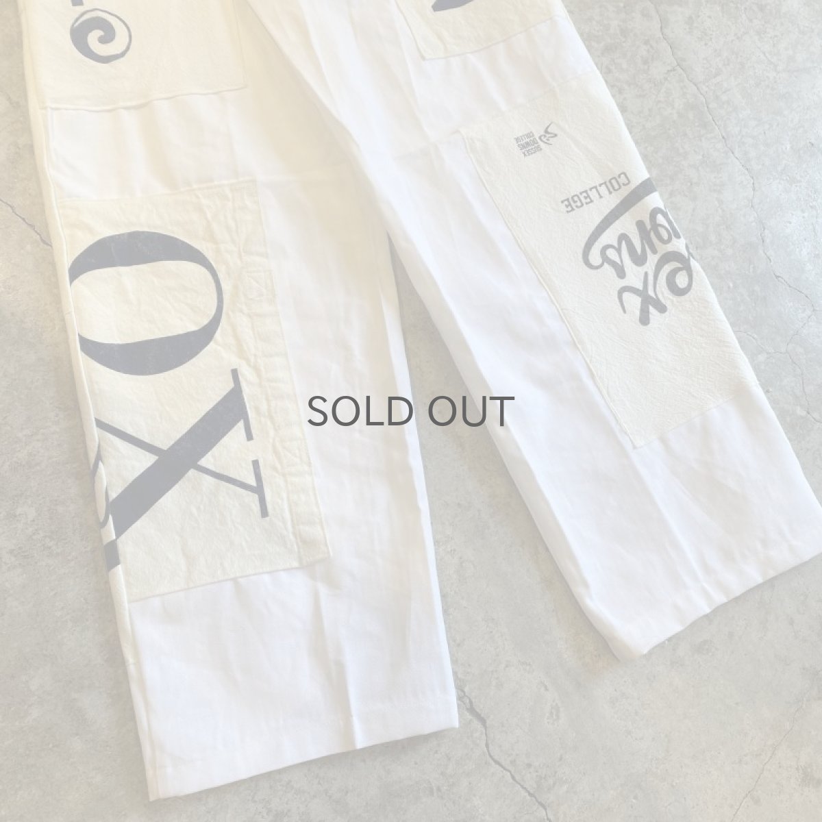 画像10: 【Wiz&Witch】"CANVAS" COLLAGE EURO MILITARY PANTS / FREE (10)