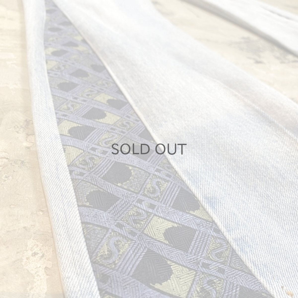 画像7: 【Wiz&Witch】SIDE TIE LINE DENIM PANTS / W31 (7)