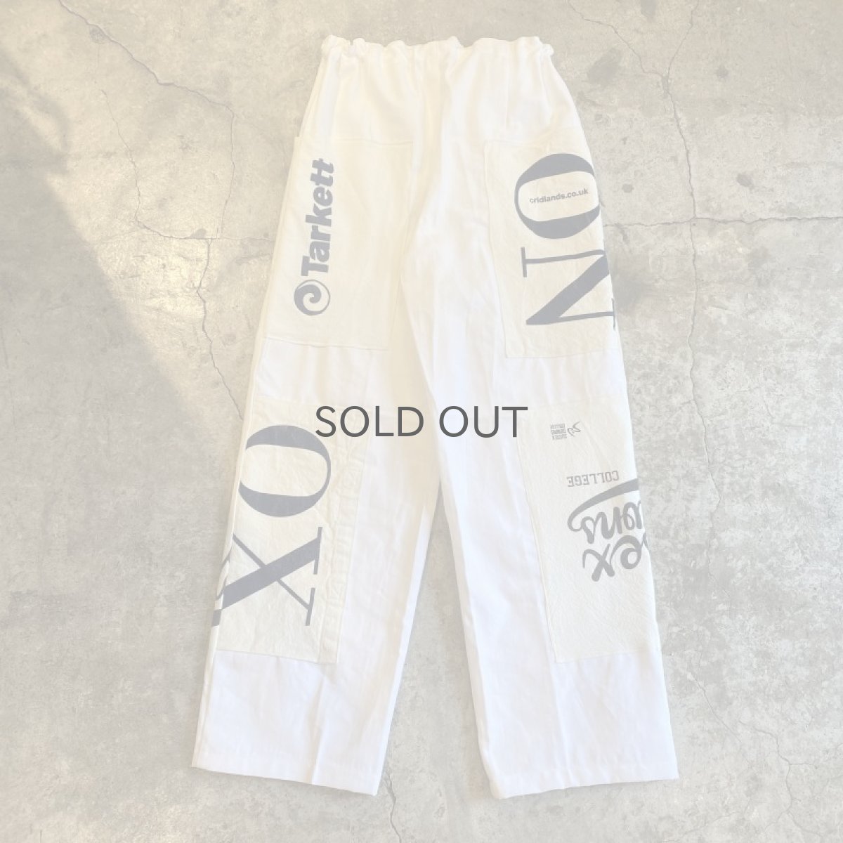 画像2: 【Wiz&Witch】"CANVAS" COLLAGE EURO MILITARY PANTS / FREE (2)