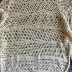 画像10: 【JILL STUART】PALE TONE CROCHET LONG SLEEVE DESIGN KNIT SWEATER / Ladies FR(M) (10)