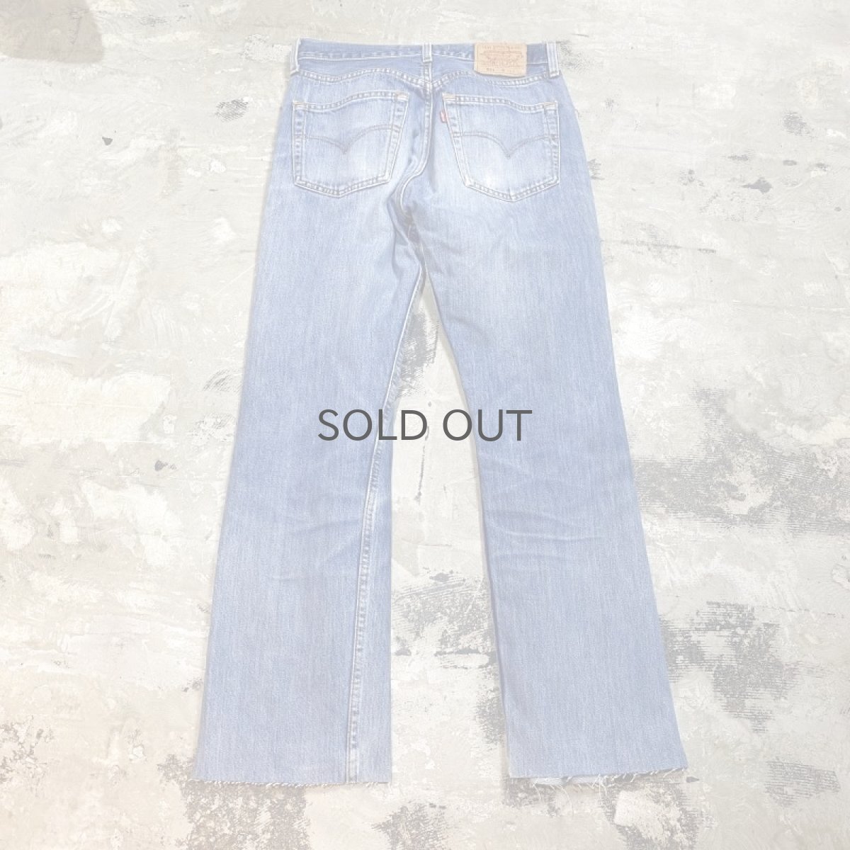 画像2: 【Wiz&Witch】SIDE TIE LINE DENIM PANTS / W30 (2)