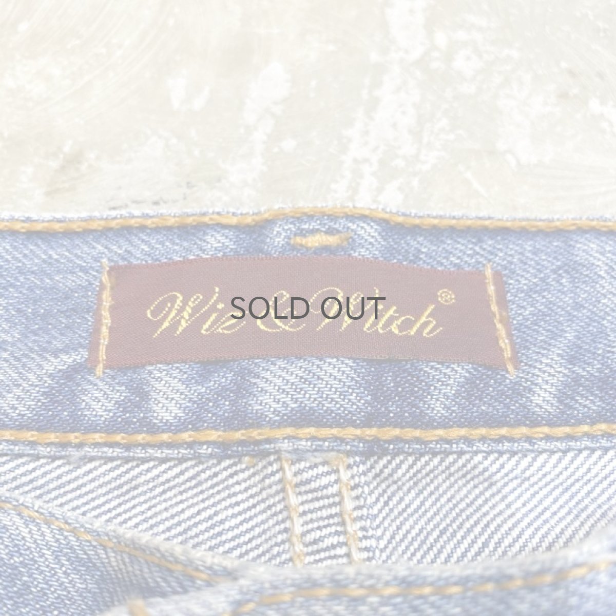 画像10: 【Wiz&Witch】SIDE TIE LINE DENIM PANTS / W30 (10)