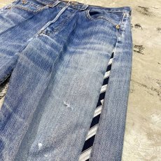 画像4: 【Wiz&Witch】SIDE TIE LINE DENIM PANTS / W30 (4)