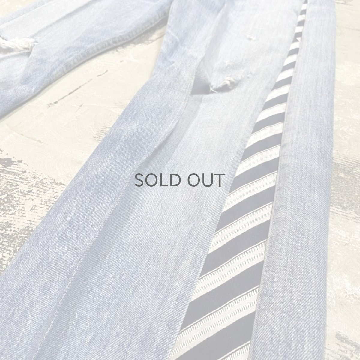 画像6: 【Wiz&Witch】SIDE TIE LINE DENIM PANTS / W30 (6)