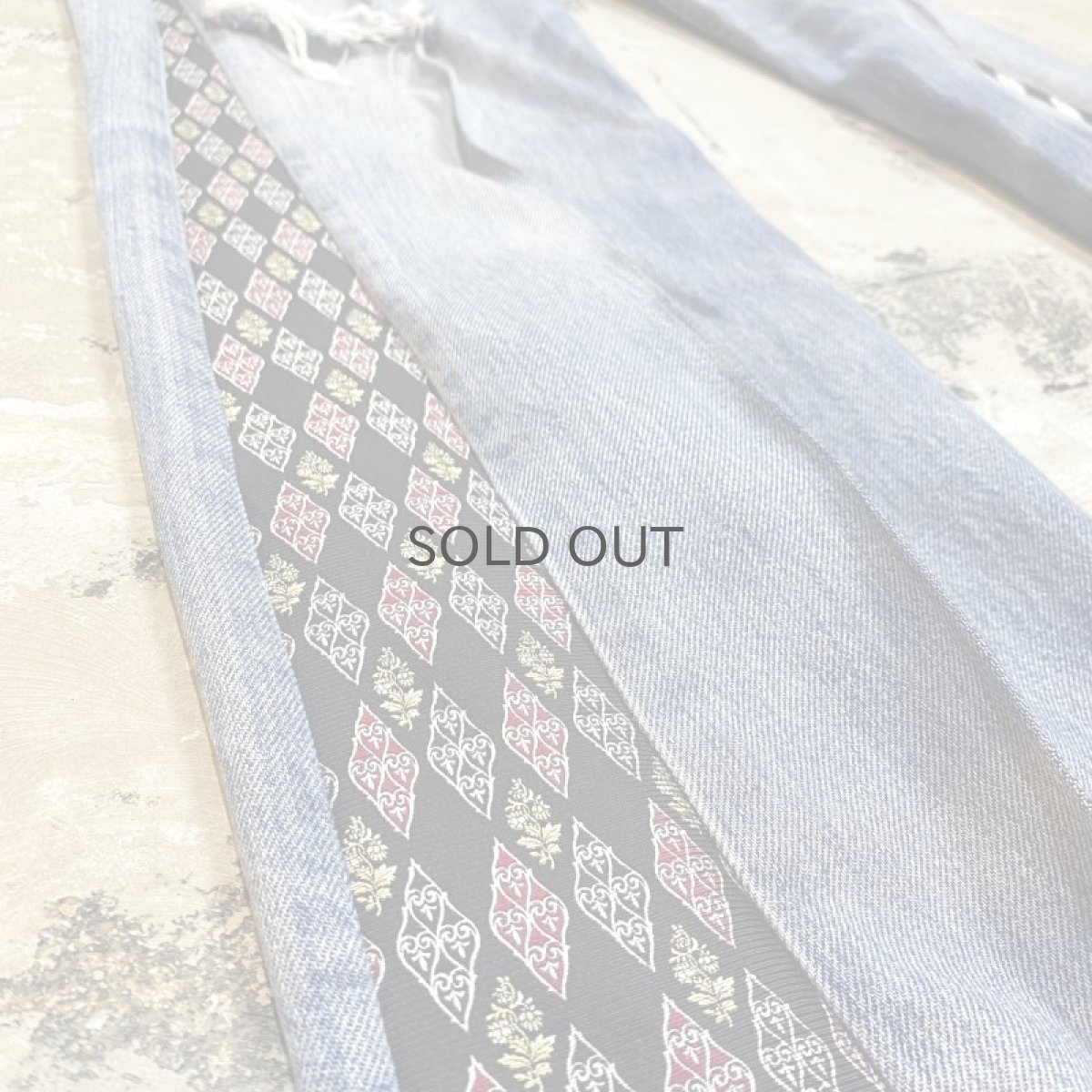 画像7: 【Wiz&Witch】SIDE TIE LINE DENIM PANTS / W30 (7)