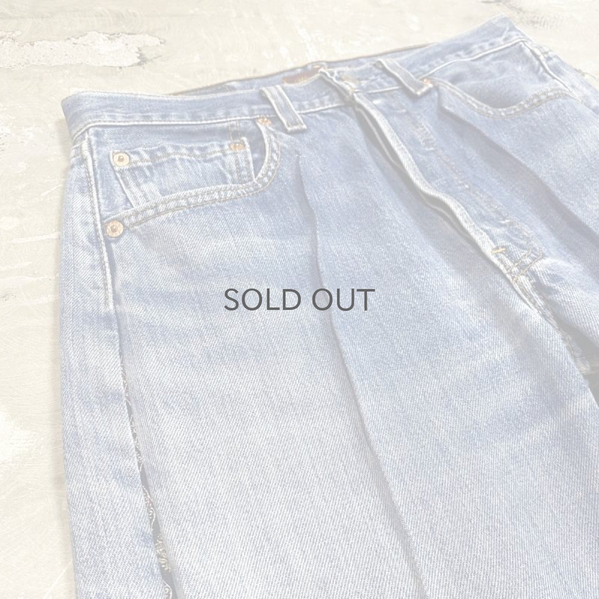 画像3: 【Wiz&Witch】SIDE TIE LINE DENIM PANTS / W30 (3)