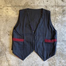 画像3: REVERSIBLE DESIGN NATIVE VEST / Ladies M (3)