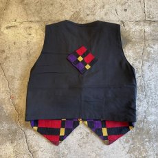 画像4: REVERSIBLE DESIGN NATIVE VEST / Ladies M (4)