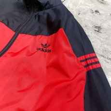 画像4: OLD【adidas】THREE STRIPES BICOLOR HI NECK JACKET / Mens M~L (4)