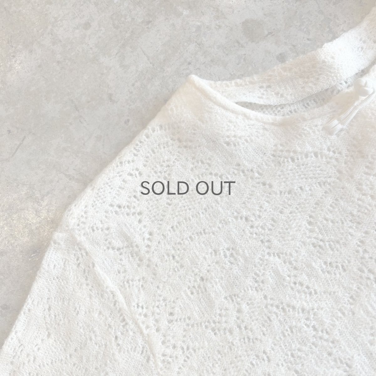 画像9: IVORY COLOR FLORAL PATTERN CHINA DESIGN KNIT CARDIGAN / Ladies M (9)