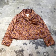 画像1: BOTANICAL EMBROIDERY SHORT JACKET / Mens 1X(L) (1)