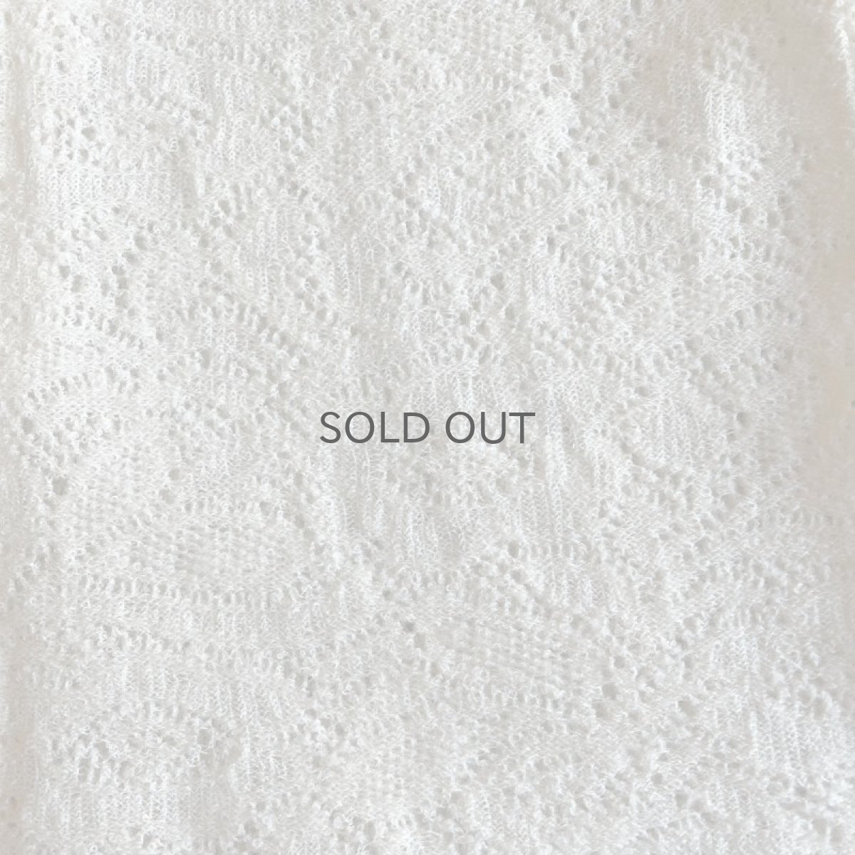 画像11: IVORY COLOR FLORAL PATTERN CHINA DESIGN KNIT CARDIGAN / Ladies M (11)