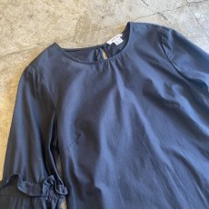 画像3: 【HELMUT LANG】BLACK COLOR FLARE DESIGN L/S TOPS / Ladies S(M) / MADE IN USA (3)