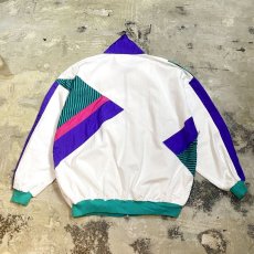 画像2: 90's SWITCHED HI-NECK ZIP UP JACKET / Mens L (2)