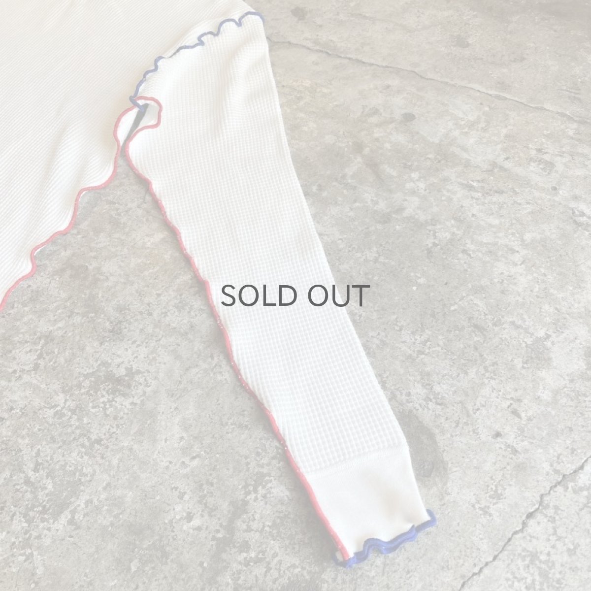 画像7: 【Wiz&Witch】"OUT STITCH" TWO STITCH THERMAL L/S TEE / OS (7)