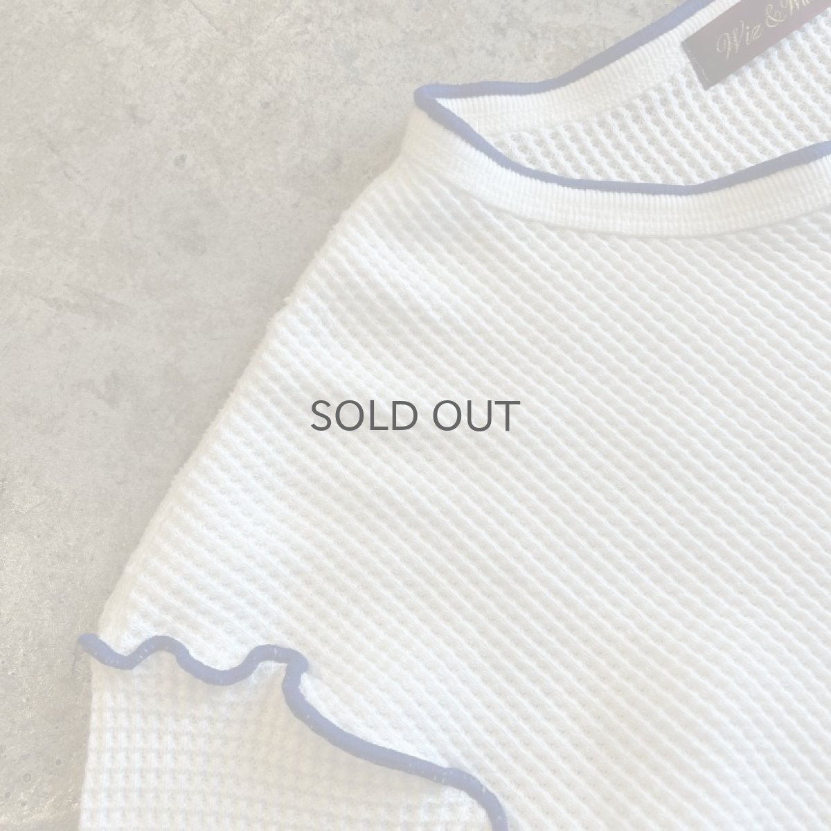 画像8: 【Wiz&Witch】"OUT STITCH" TWO STITCH THERMAL L/S TEE / OS (8)