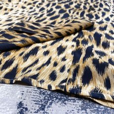 画像8: LEOPARD PATTERN OPEN COLLAR SILK L/S SHIRT / Mens L (8)