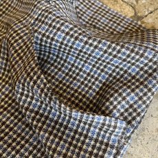 画像7: GLEN CHECK PATTERN STRAIGHT PANTS / W30 (7)