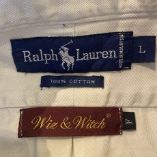 画像12: 【Wiz&Witch】"TRANSFORM" Ralph Lauren L/S SHIRTS / OS (12)