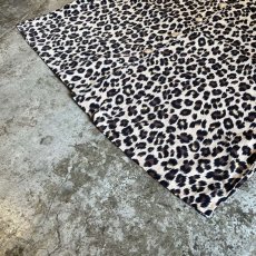 画像4: ALL OVER LEOPARD PATTERN STAND COLLAR OVER L/S SHIRT / Ladies XL (4)