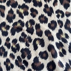 画像11: ALL OVER LEOPARD PATTERN STAND COLLAR OVER L/S SHIRT / Ladies XL (11)