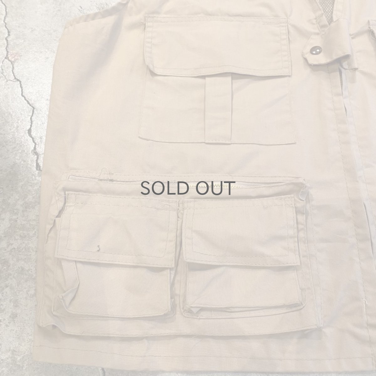 画像5: BACK MESH DESIGN ZIP UP FISHING VEST / Ladies XL(L) (5)
