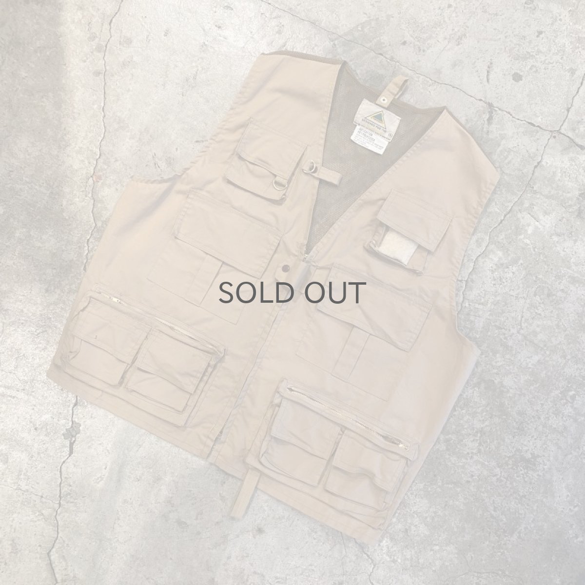 画像4: BACK MESH DESIGN ZIP UP FISHING VEST / Ladies XL(L) (4)