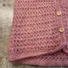 画像6: PINK COLOR FRONT BUTTON DESIGN VEST / Ladies M (6)