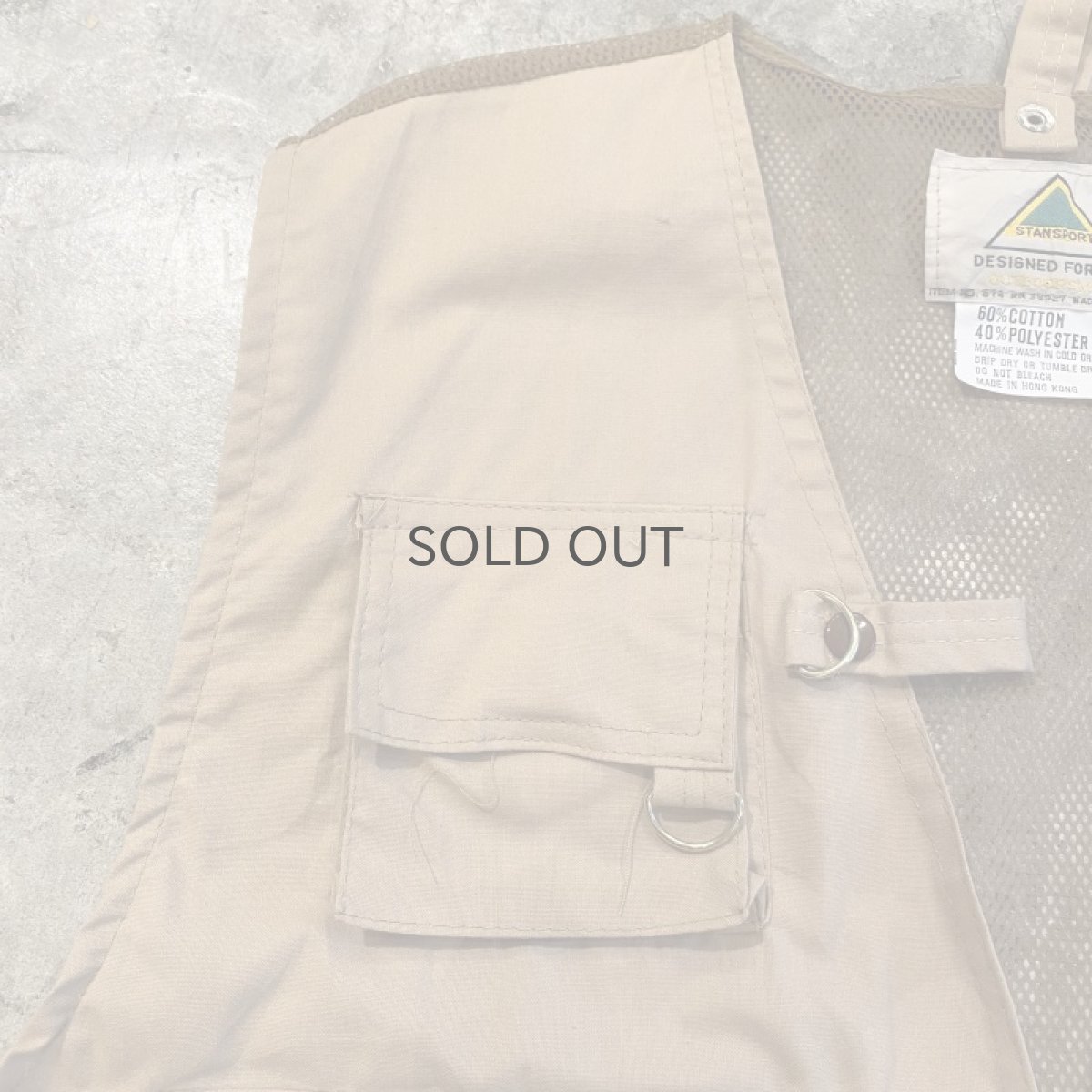 画像7: BACK MESH DESIGN ZIP UP FISHING VEST / Ladies XL(L) (7)