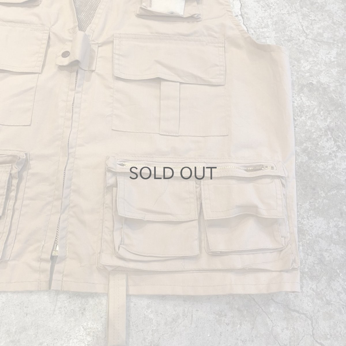 画像6: BACK MESH DESIGN ZIP UP FISHING VEST / Ladies XL(L) (6)
