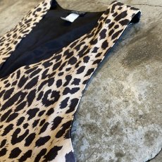 画像6: LEOPARD PATTERN DESIGN COTTON VEST / Ladies M (6)