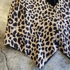 画像5: LEOPARD PATTERN DESIGN COTTON VEST / Ladies M (5)