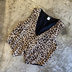 画像4: LEOPARD PATTERN DESIGN COTTON VEST / Ladies M (4)