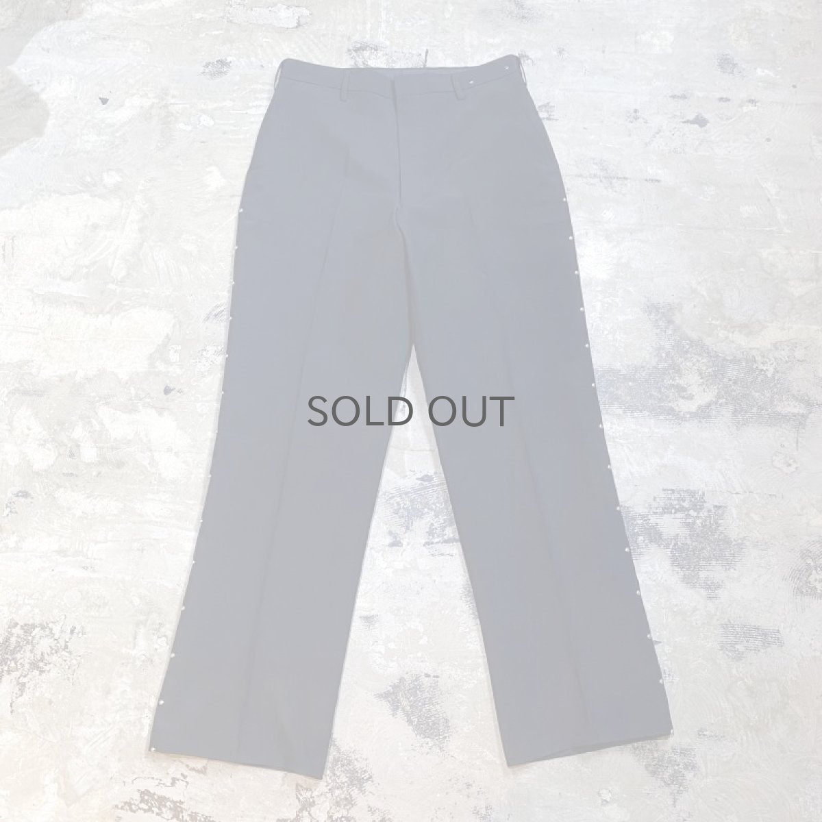 画像1: 【Wiz&Witch】"THE U.K" SIDE STUDS SLACKS PANTS / W31 (1)