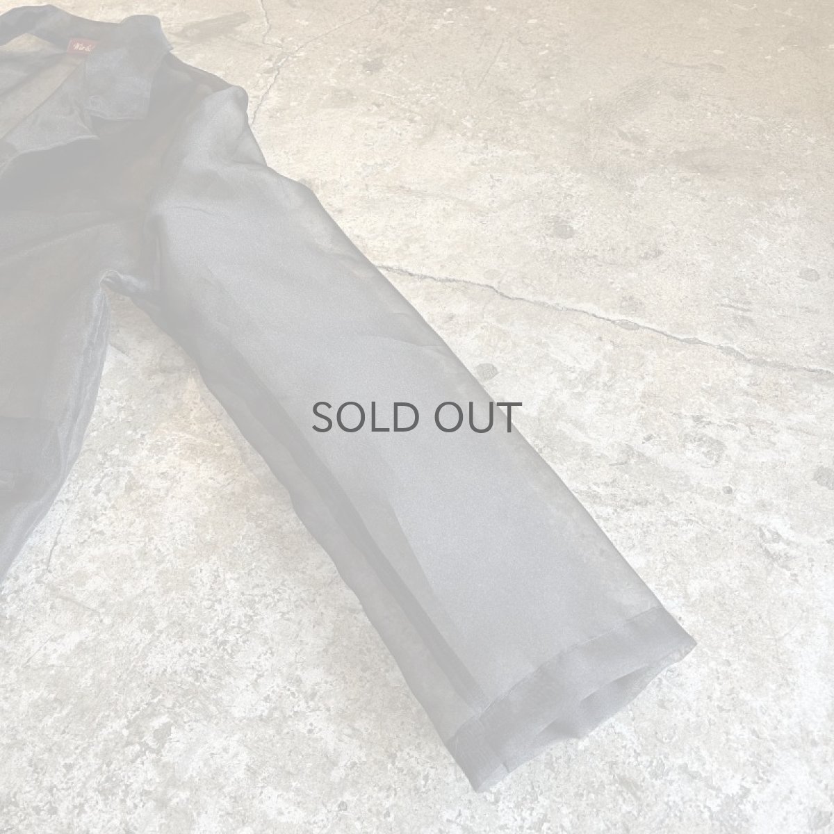 画像7: 【Wiz&Witch】SHEER TAYLOR JACKET / FREE / BLACK (7)