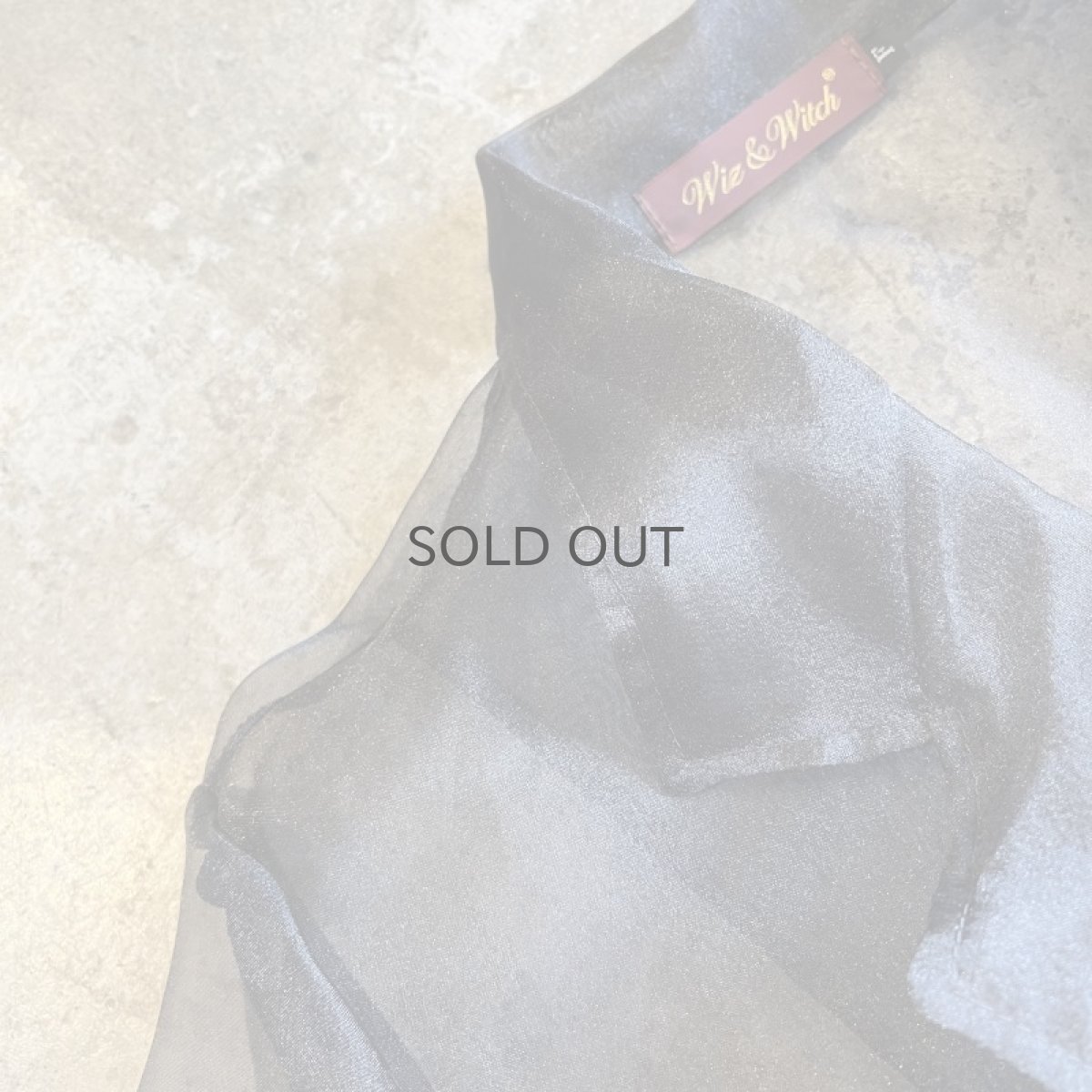 画像9: 【Wiz&Witch】SHEER TAYLOR JACKET / FREE / BLACK (9)