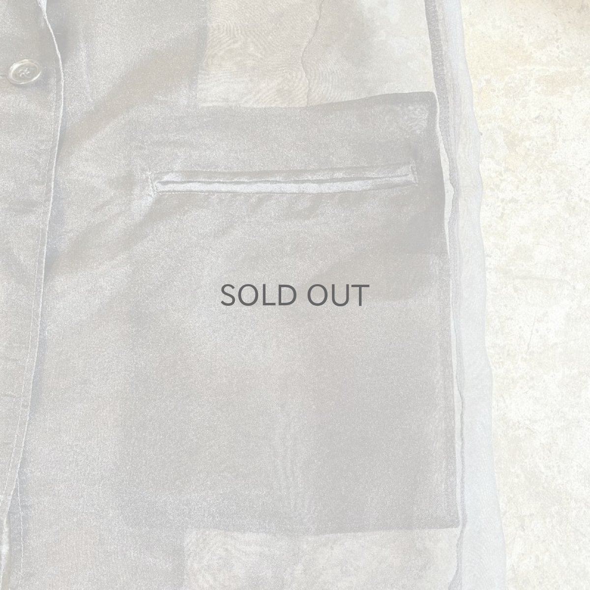 画像5: 【Wiz&Witch】SHEER TAYLOR JACKET / FREE / BLACK (5)