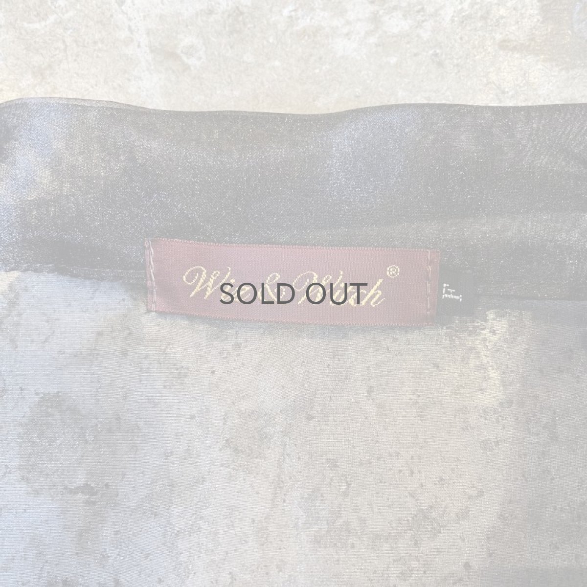 画像10: 【Wiz&Witch】SHEER TAYLOR JACKET / FREE / BLACK (10)