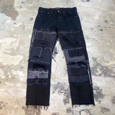 画像1: 【Wiz&Witch】"DIRTY BEAUTIFUL" DAMAGE ART JEANS / W32 (1)