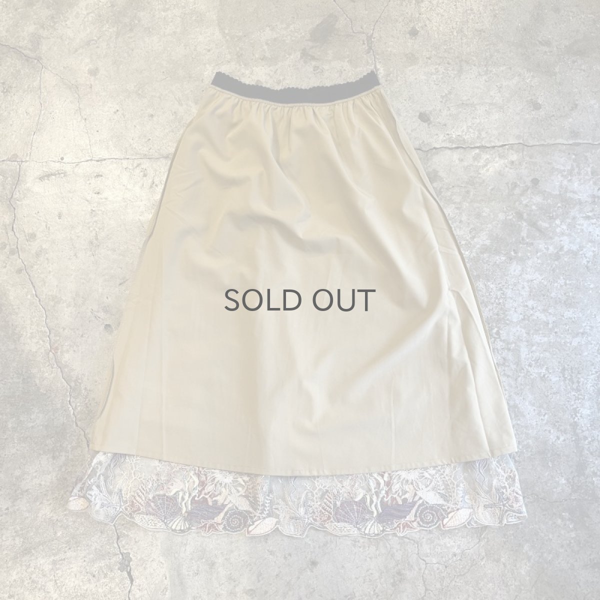 画像3: COLOR ART EMBROIDERY DESIGN TULLE FLARE SKIRT / W26~W31 (3)