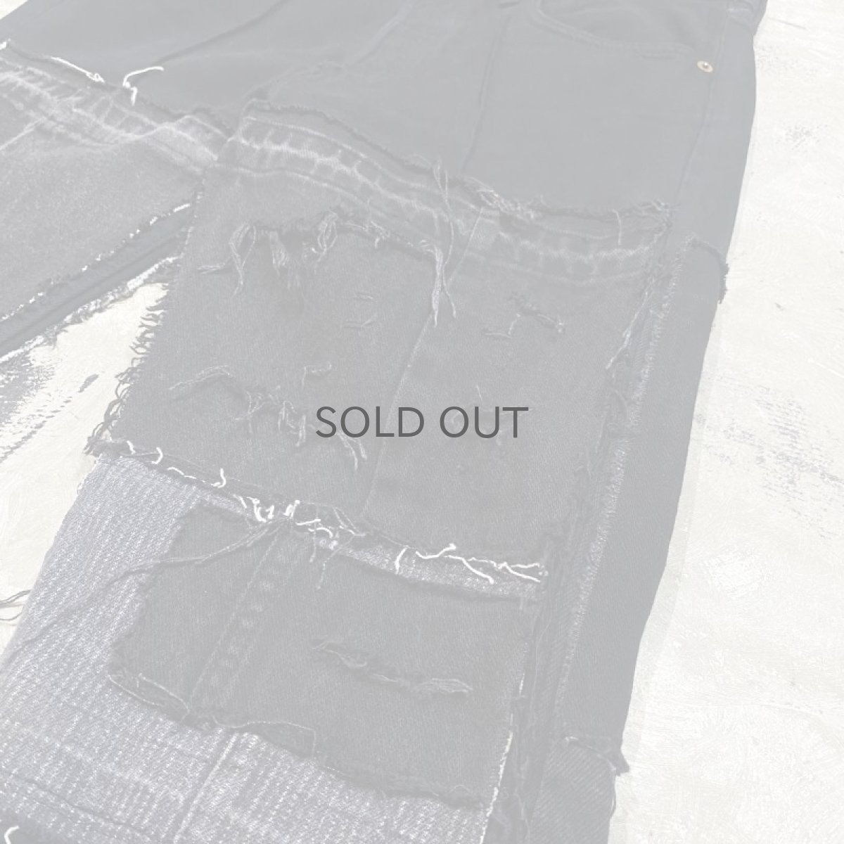 画像4: 【Wiz&Witch】"DIRTY BEAUTIFUL" DAMAGE ART JEANS / W32 (4)