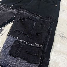 画像4: 【Wiz&Witch】"DIRTY BEAUTIFUL" DAMAGE ART JEANS / W32 (4)