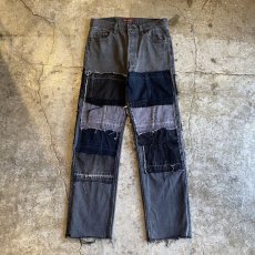 画像1: 【Wiz&Witch】"DIRTY BEAUTIFUL" DAMAGE ART JEANS / W30 (1)