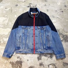 画像1: 【LEVI'S】PREMIUM NYLON SWITCHED DENIM JACKET / Mens S(M) (1)