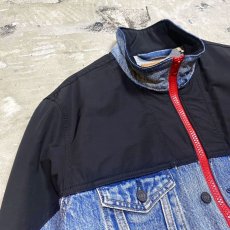 画像3: 【LEVI'S】PREMIUM NYLON SWITCHED DENIM JACKET / Mens S(M) (3)