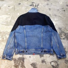 画像2: 【LEVI'S】PREMIUM NYLON SWITCHED DENIM JACKET / Mens S(M) (2)