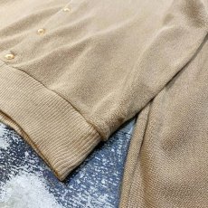 画像6: 70~80's BEIGE COLOR KNIT CARDIGAN / Mens L / MADE IN USA (6)